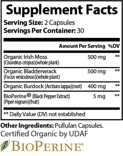 RPO SEA MOSS Total Body Formula